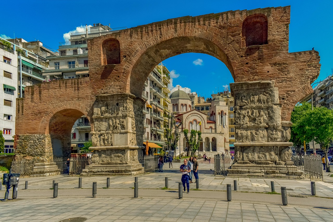 Greece, Thessaloniki, Arch of galerius image, 