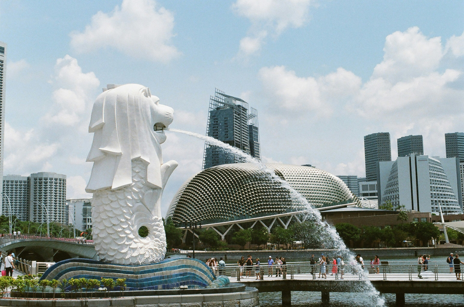 Photo of Merlion in Singapore, 