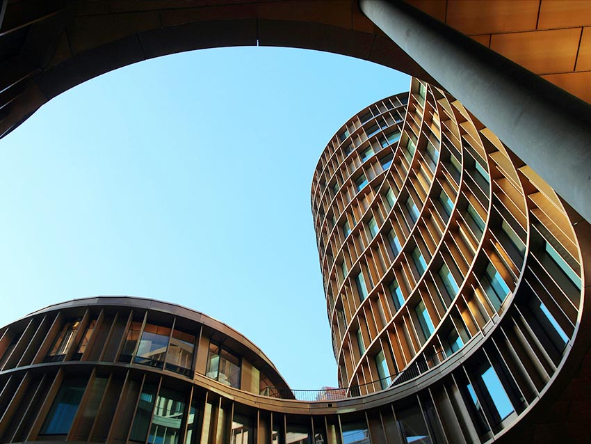 View of City Buildings in Denmark, 