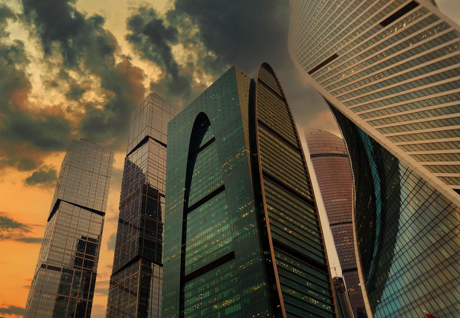 High rise buildings in Moscow, 