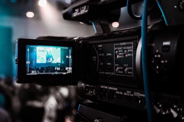 Photo of video camera